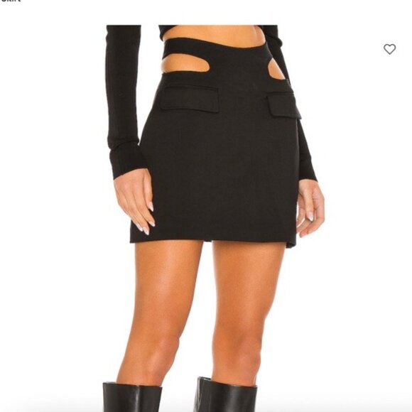 NWT Dion Lee Y Front Mini Skirt